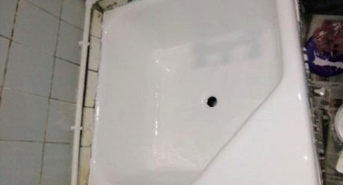 Обновление душевого поддона акрилом | Беломорская